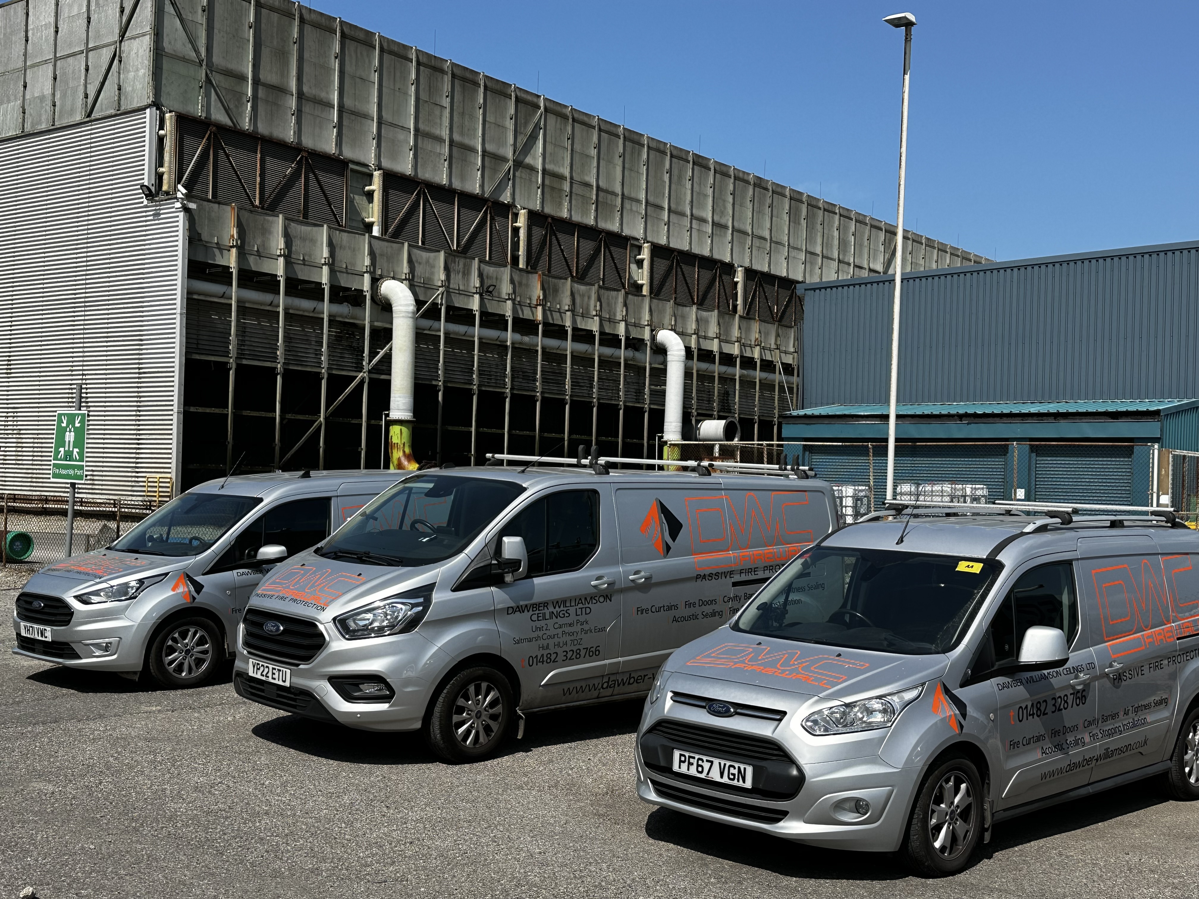 Fire Wall Fire Stopping fire curtain at Melton Police Station using Fire Survey Pro App 2