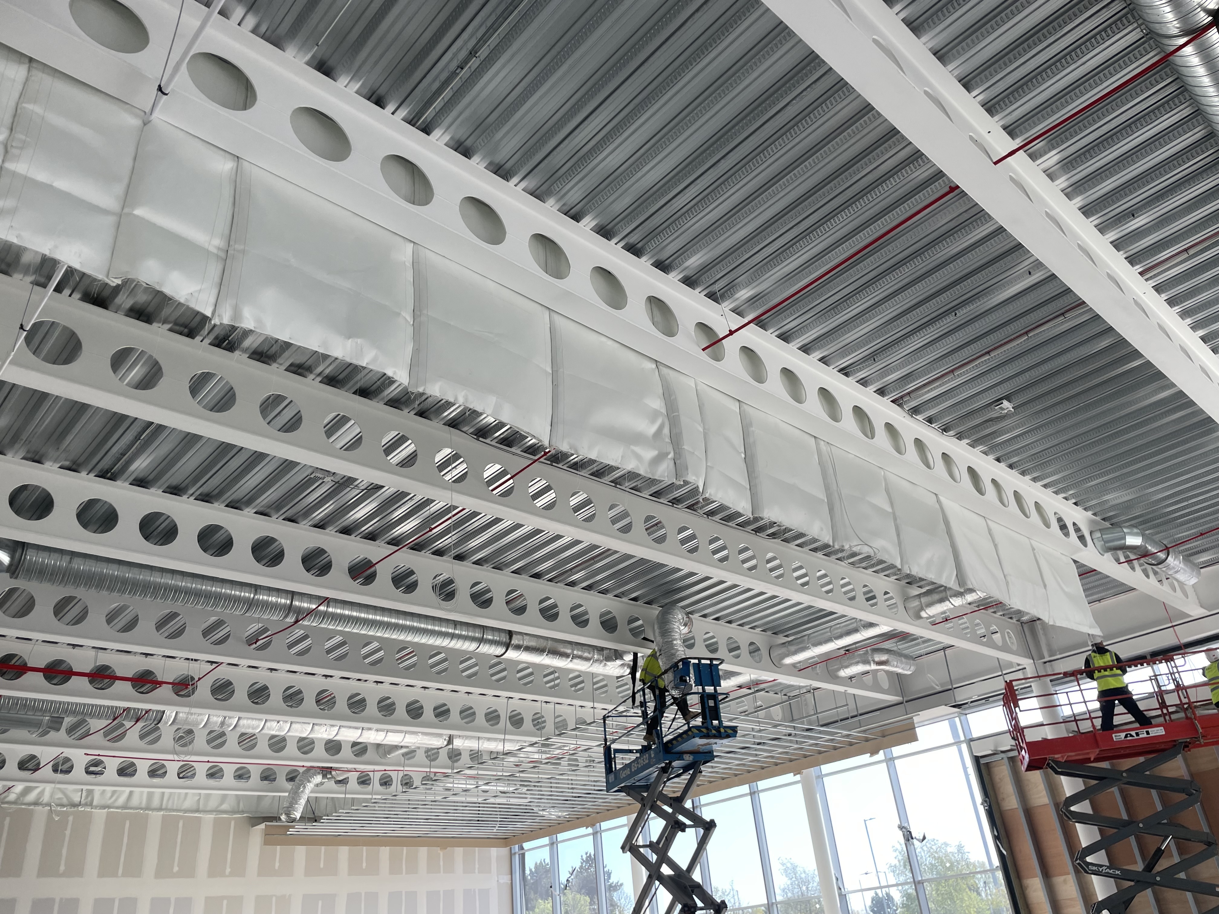 Fire Wall Fire Stopping works at the new BMW Mini Showroom in Hull using the new Fire Survey Pro App 23