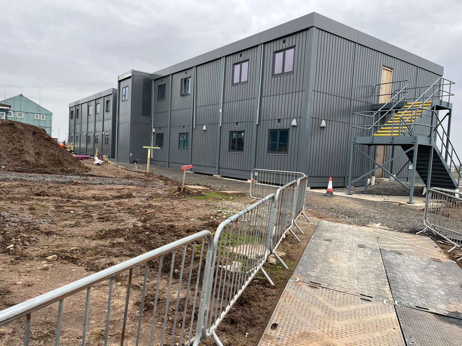 Fire Wall fire stopping at HMS Gannet using the Fire Survey Pro App 9