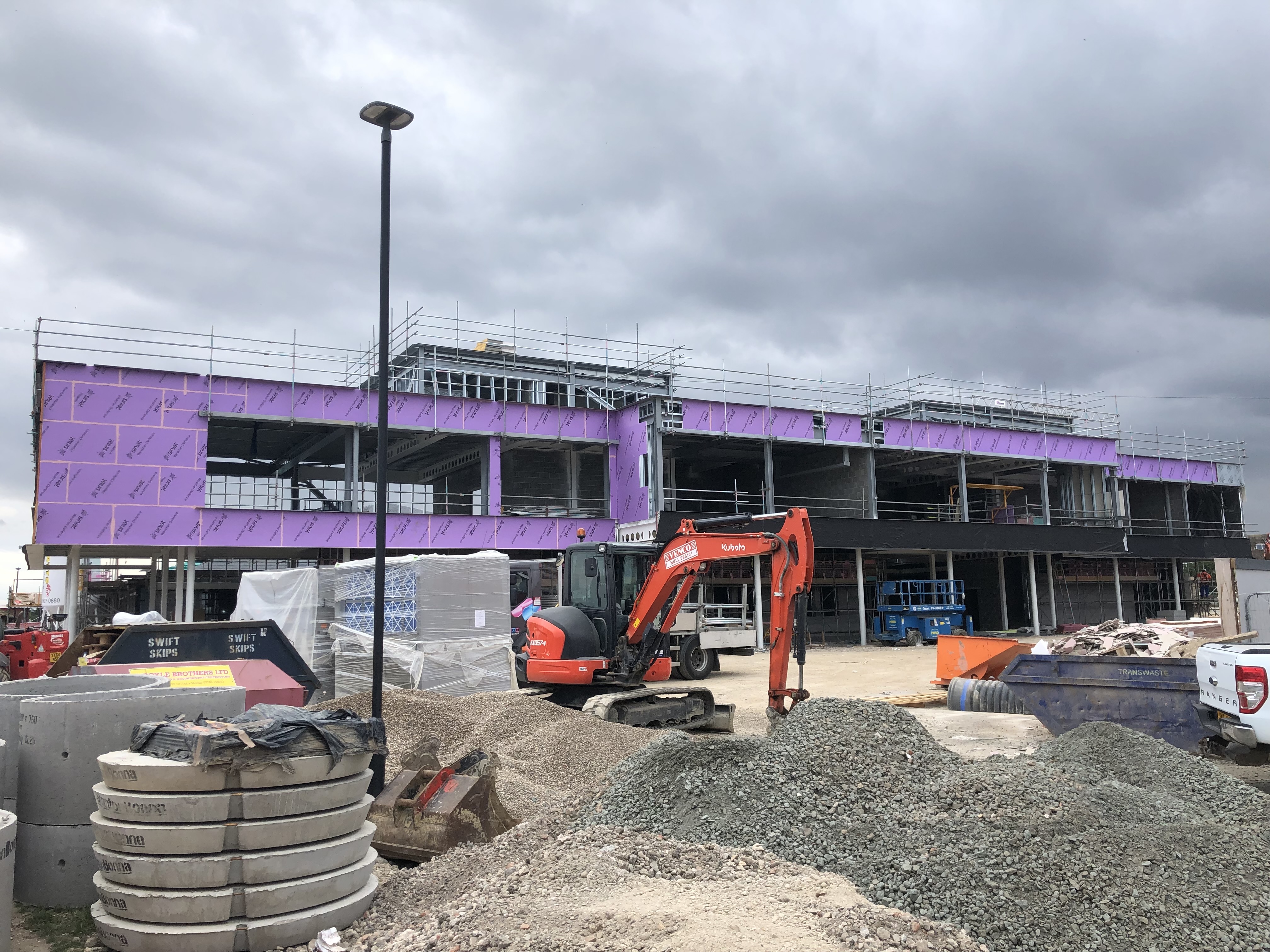 Fire Wall fire stopping at Hornsea Leisure Centre using Fire Survey Pro 11