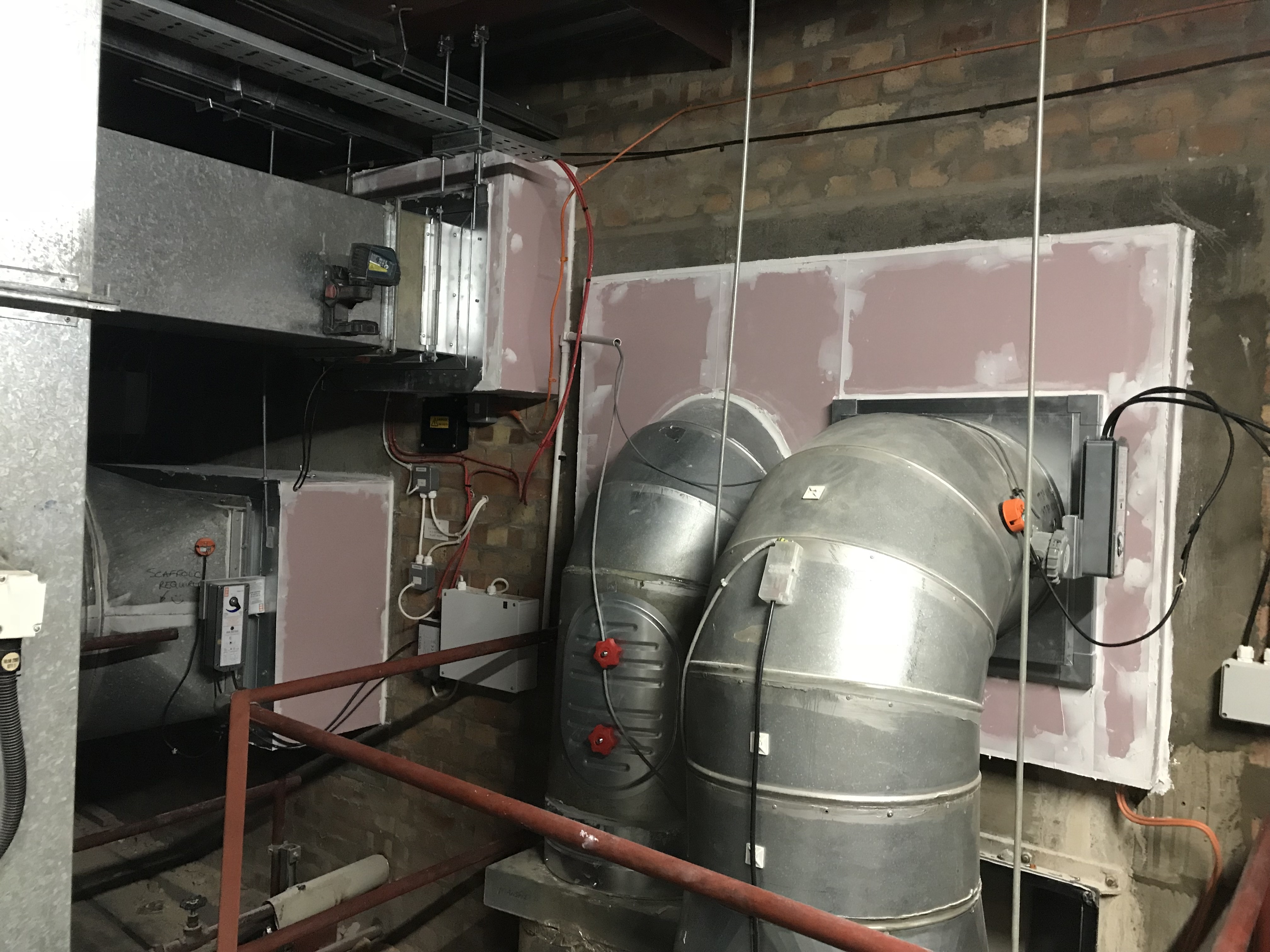 Fire Wall installing fire Curtains at Reckitts Hull using Fire Survey Pro App 14