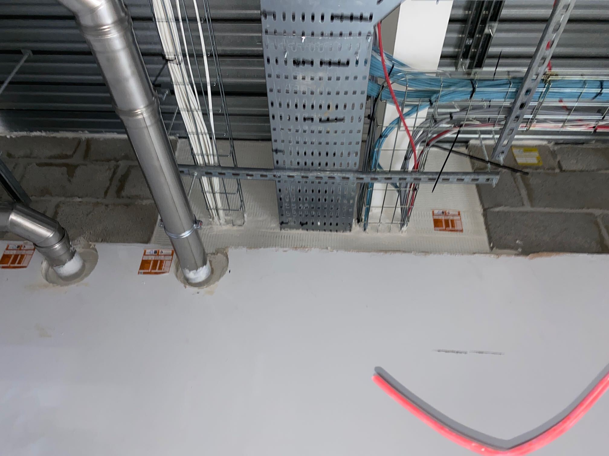 Firewall Fire Stopping at Lidl store in Barton using Fire Survey Pro 2