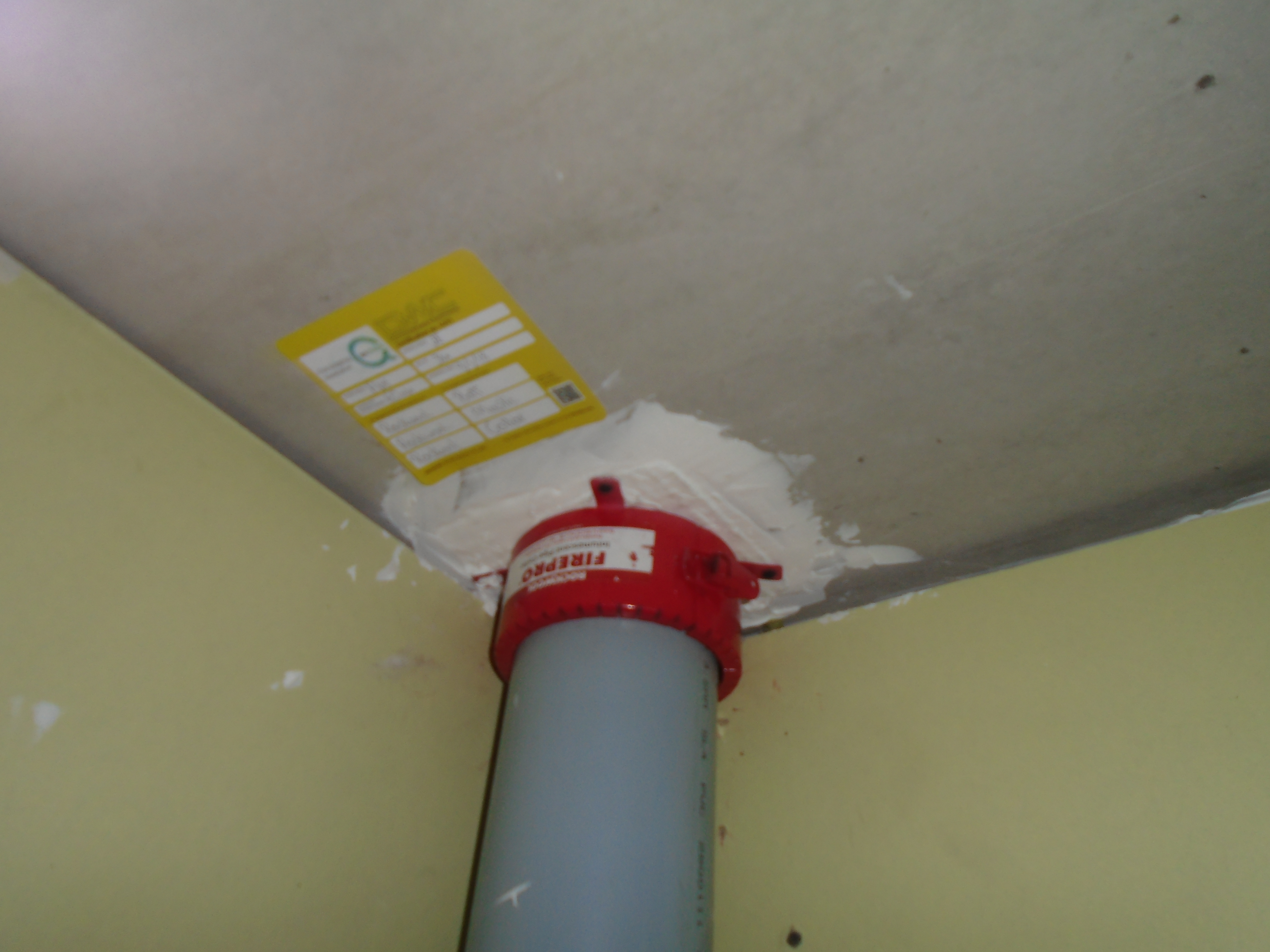 Firewall Fire Stopping at Newington Health Centre Hull using Fire Survey Pro 3