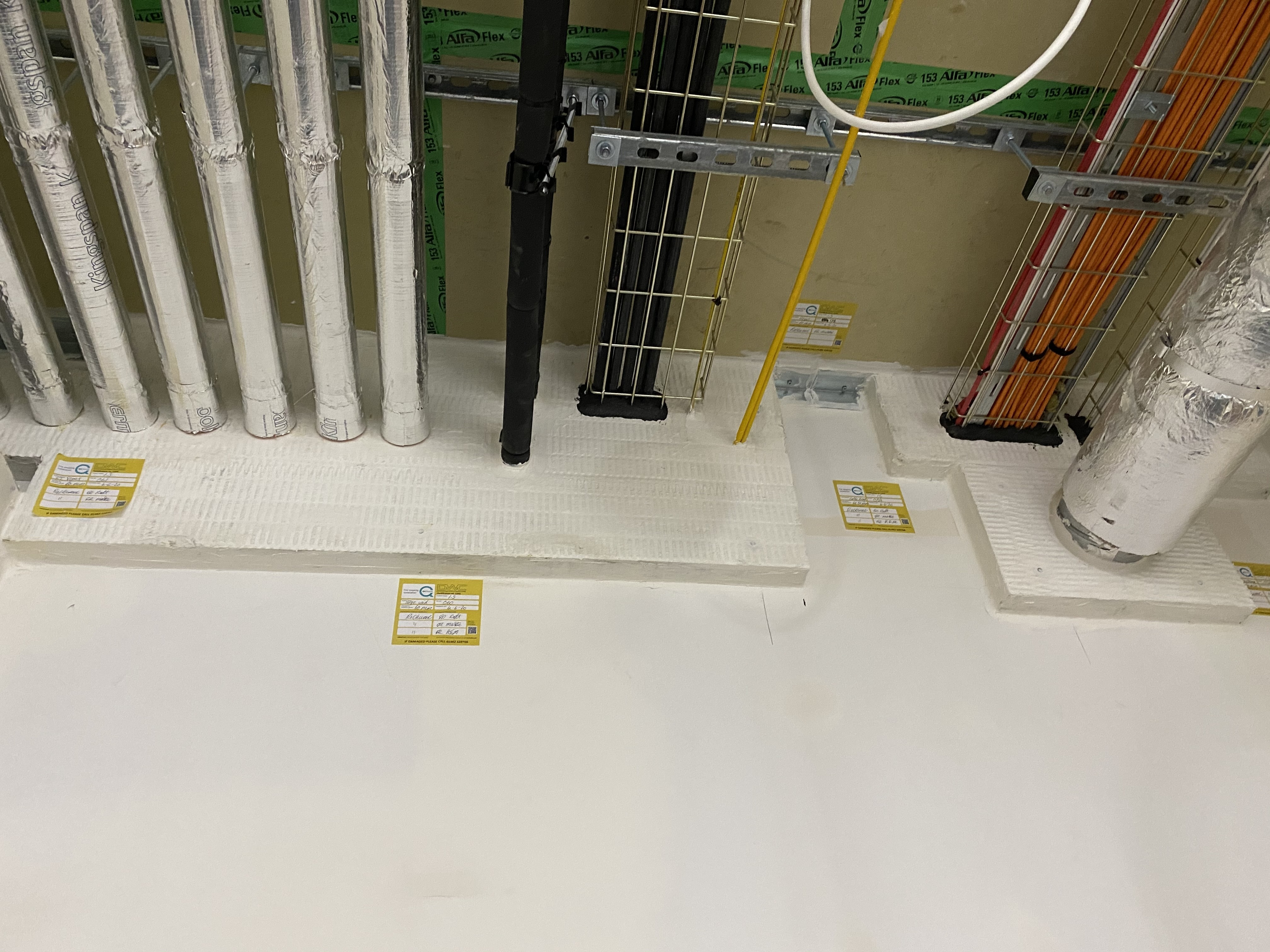 Firewall fire stopping works at Clough Rd Police Staion 3