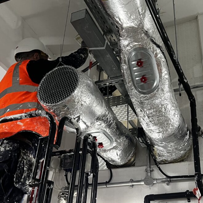 Firewall Fire Stopping at Viking Link Bicker Fenn using Fire Survey Pro 20