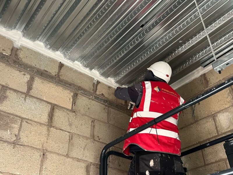 Firewall Fire Stopping To Head of Wall
