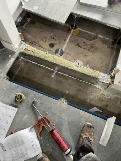 Firewall Fire Stopping at House of Hammonds Hull using Fire Survey Pro 18