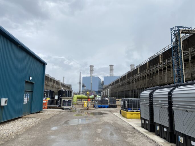 Fire Wall Fire Stopping works at the BP cooling towers site in Hull using the new Fire Survey Pro App 3
