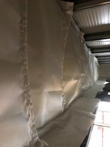 Fire Wall Fire Stopping fire curtain at Melton Police Station using Fire Survey Pro App 3