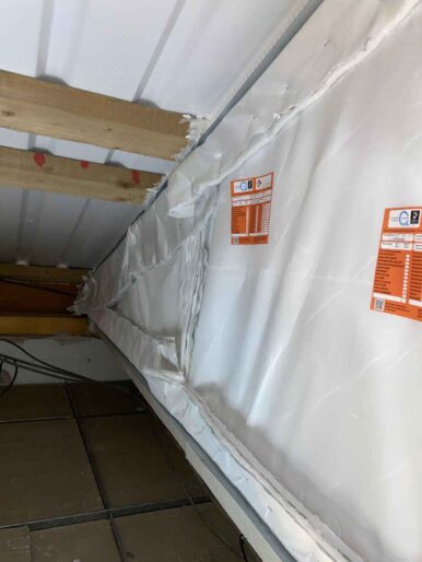 Fire Wall installed Passive Fire Curtain at Scunthourpe Police Station using Fire Survey Pro App 8