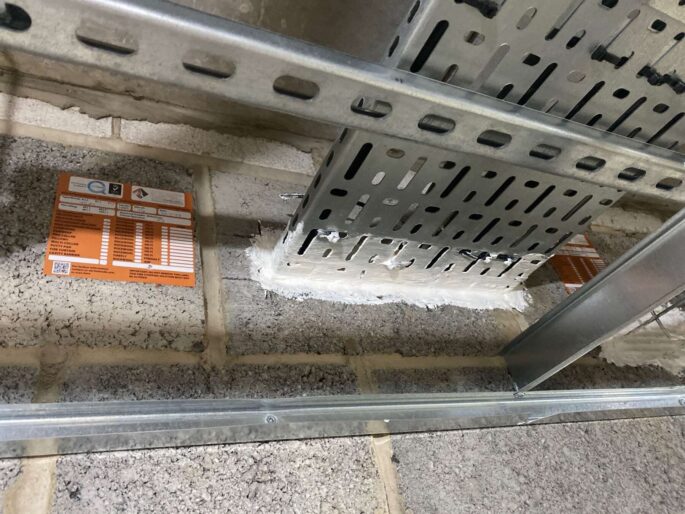 Firewall Fire Stopping at Lace Housing Scunthorpe using Fire Survey Pro 2