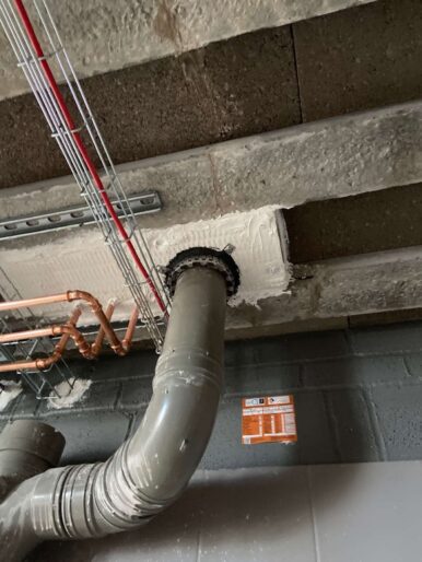 Firewall Fire Stopping at Volvo Bradford using Fire Survey Pro 6