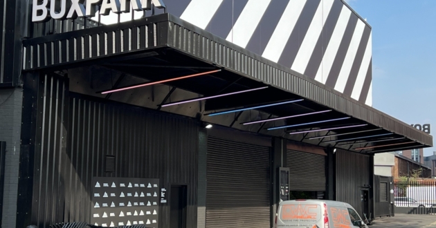 Fire Wall installed Cavity Fire Barriers at the BOX Park Venue in Liverpool using Fire Survey Pro 7