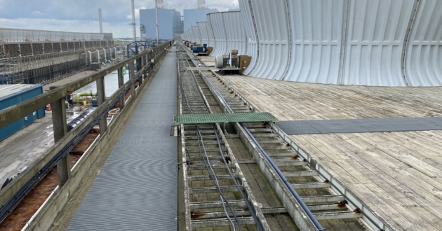 Fire Wall Fire Stopping works at the BP cooling towers site in Hull using the new Fire Survey Pro App 7