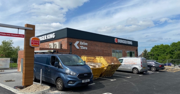 Fire Wall Fire Stopping at Burger King Crystal Peaks Sheffield using Fire Survey Pro 8